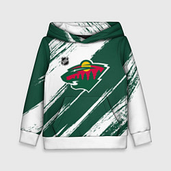 Детская толстовка Миннесота Уайлд - зеленый и белый