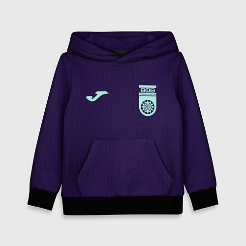 Детская толстовка ФК Уфа - форма с текстурой / 3D-Черный – фото 1