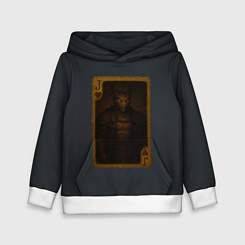 Детская толстовка Иггран Сиф: валет червей / 3D-Белый – фото 1