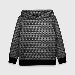 Толстовка-худи детская Стальная кольчуга воинов, цвет: 3D-черный