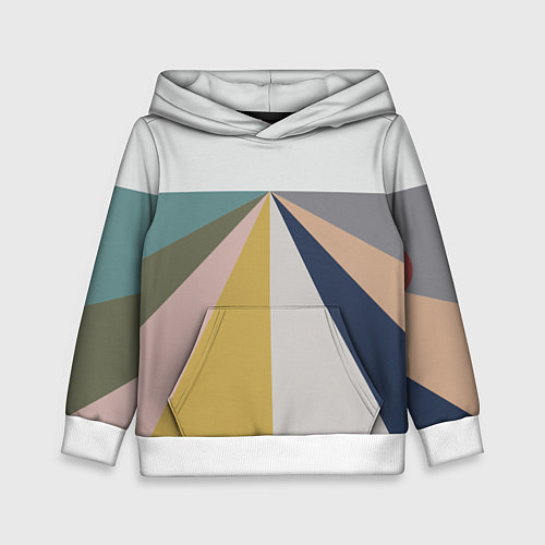 Детская толстовка Черное солнце красная луна / 3D-Белый – фото 1