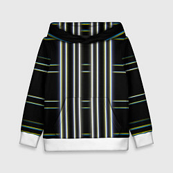 Детская толстовка Neon yellow blue white