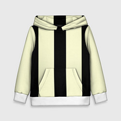 Детская толстовка Color black beige line
