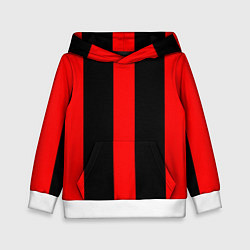 Детская толстовка Color black red lines