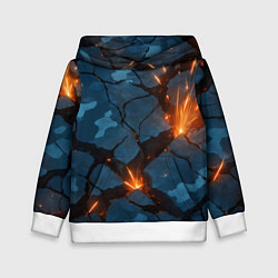 Детская толстовка Разлом камуфляжный плит