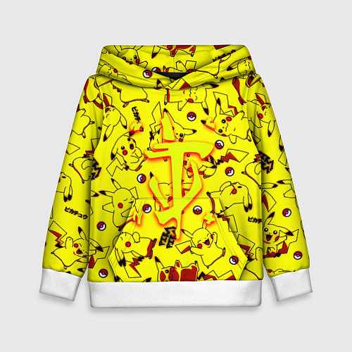 Детская толстовка Doom x pokemon / 3D-Белый – фото 1