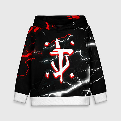 Детская толстовка Doom шторм текстура / 3D-Белый – фото 1