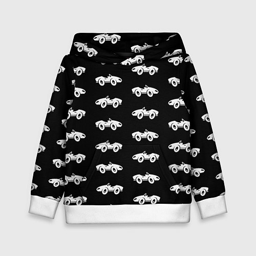 Детская толстовка Автомобили / 3D-Белый – фото 1
