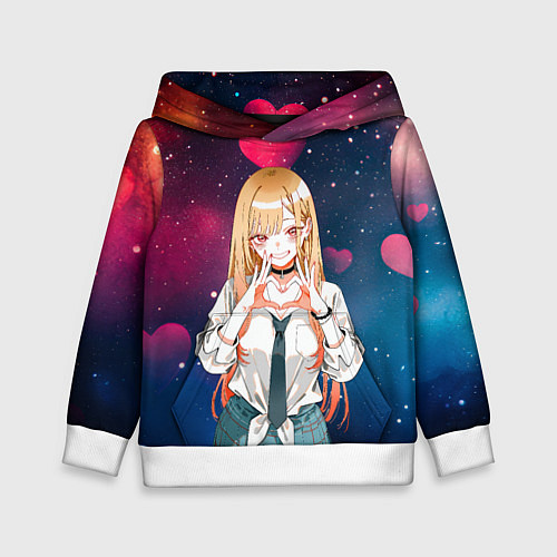 Детская толстовка Марин Китагава с любовью - Эта фарфоровая кукла вл / 3D-Белый – фото 1