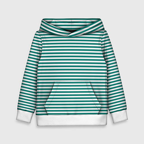 Детская толстовка Тельняшка пограничника / 3D-Белый – фото 1