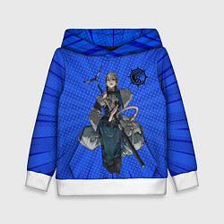 Толстовка-худи детская Zanka from Gachiakuta, цвет: 3D-белый