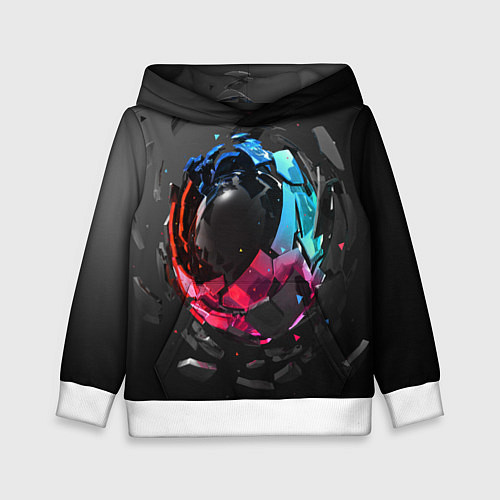 Детская толстовка Abstract graphics / 3D-Белый – фото 1