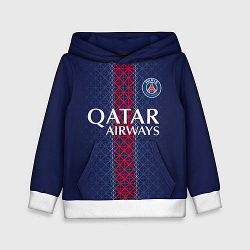 Детская толстовка ПСЖ домашняя форма 25 26 / 3D-Белый – фото 1