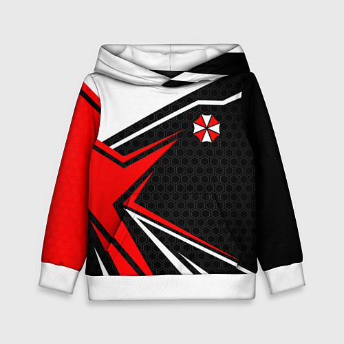Детская толстовка Umbrella - red uniform / 3D-Белый – фото 1
