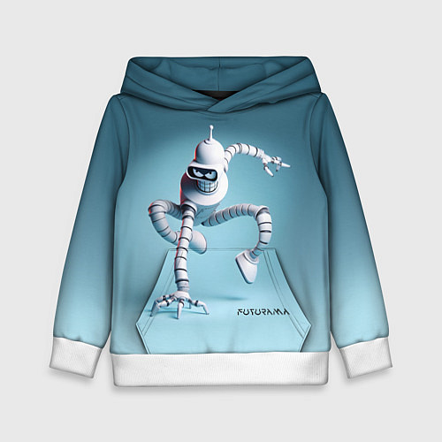 Детская толстовка Spider Bender - meme / 3D-Белый – фото 1