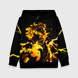 Толстовка-худи детская Зенитсу Агатсума, цвет: 3D-черный