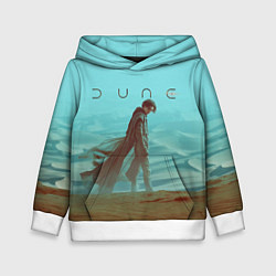 Толстовка-худи детская Пол Атрейдес Dune part one, цвет: 3D-белый