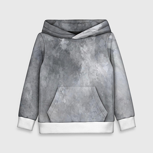 Детская толстовка Абстракция - light gray haze / 3D-Белый – фото 1