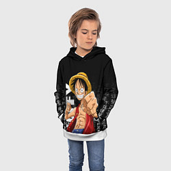 Толстовка-худи детская Семь смертных грехов Мелиодас, цвет: 3D-белый — фото 2