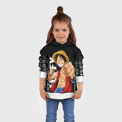 Толстовка-худи детская Семь смертных грехов Мелиодас, цвет: 3D-белый — фото 2