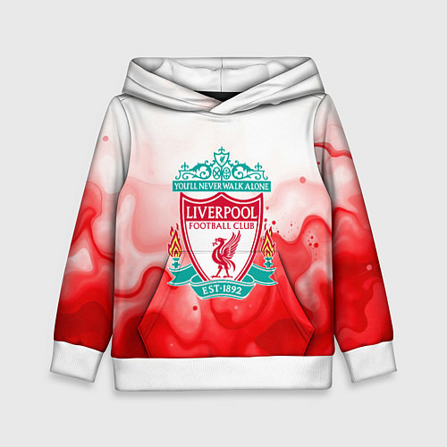 Детская толстовка Фк Ливерпуль 2025 / 3D-Белый – фото 1