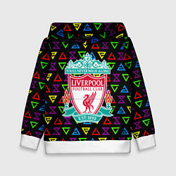 Детская толстовка Liverpool pattern neon