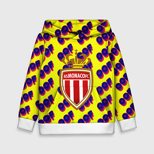 Детская толстовка Monako off / 3D-Белый – фото 1