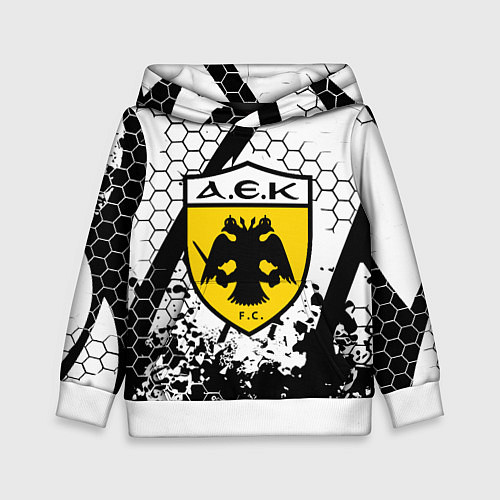 Детская толстовка AEK броня текстура краски / 3D-Белый – фото 1