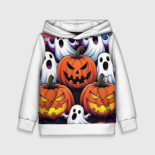 Детская толстовка Happy Halloween 25 / 3D-Белый – фото 1