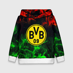 Детская толстовка Borussia красно зеленый огонь