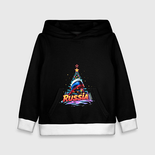Детская толстовка Ёлка компания / 3D-Белый – фото 1
