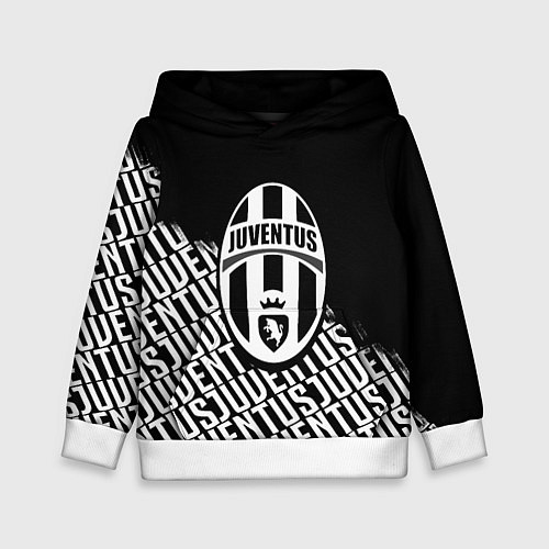 Детская толстовка Ювентус надписи лого / 3D-Белый – фото 1