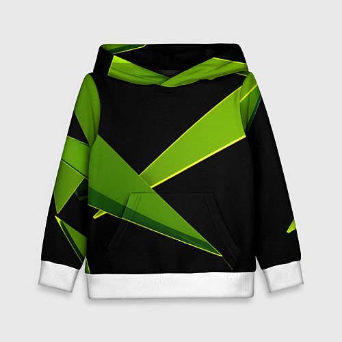 Детская толстовка Geometric neon / 3D-Белый – фото 1