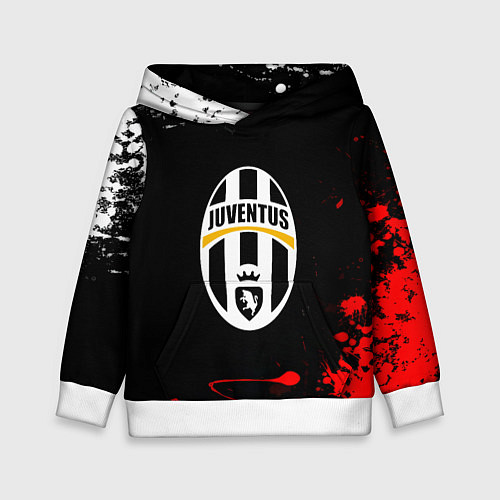 Детская толстовка Ювентус краски текстура всплеск / 3D-Белый – фото 1