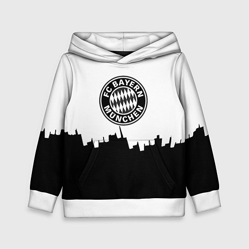 Детская толстовка Bayern Mnchen пиксели / 3D-Белый – фото 1