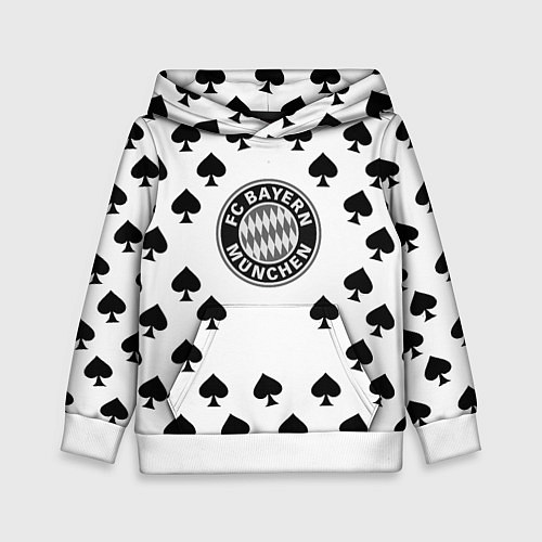 Детская толстовка Bayern Mnchen пики / 3D-Белый – фото 1