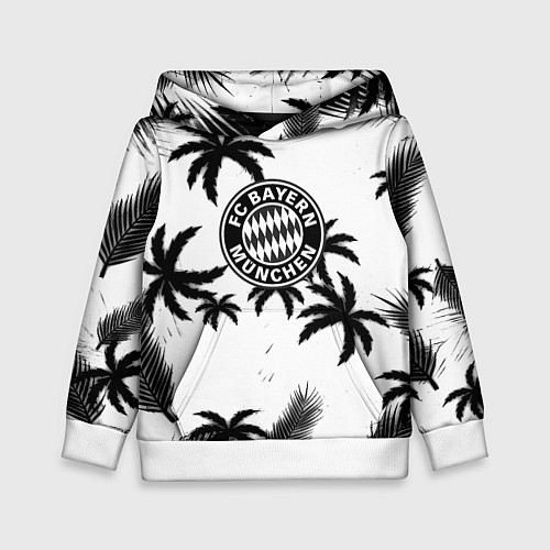 Детская толстовка Бавария Мюнхен тропики / 3D-Белый – фото 1
