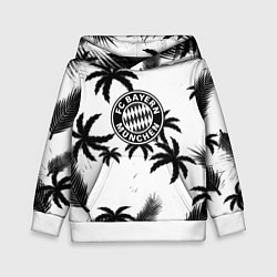 Толстовка-худи детская Бавария Мюнхен тропики, цвет: 3D-белый