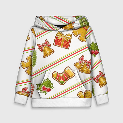 Детская толстовка Рождественский дух / 3D-Белый – фото 1