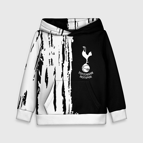 Детская толстовка Tottenham Hotspur белые краски / 3D-Белый – фото 1