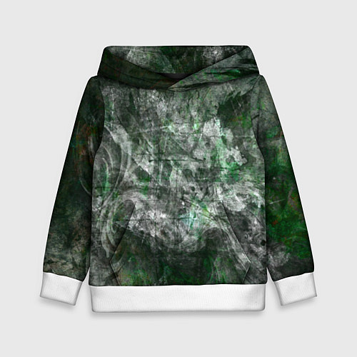 Детская толстовка Абстракция - acid boom / 3D-Белый – фото 1