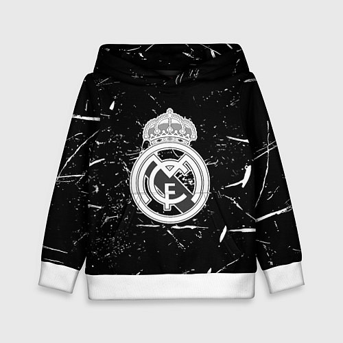 Детская толстовка Ювентус краски штрихи / 3D-Белый – фото 1