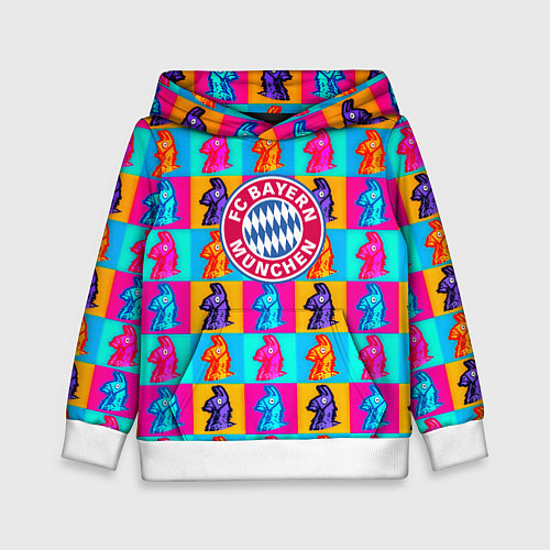 Детская толстовка Fortnite x Bayern / 3D-Белый – фото 1