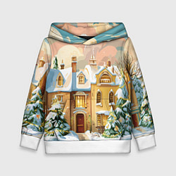 Детская толстовка Новогодний город