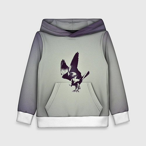 Детская толстовка Атакующий ястреб / 3D-Белый – фото 1