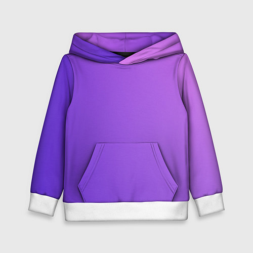 Детская толстовка The color is purple / 3D-Белый – фото 1