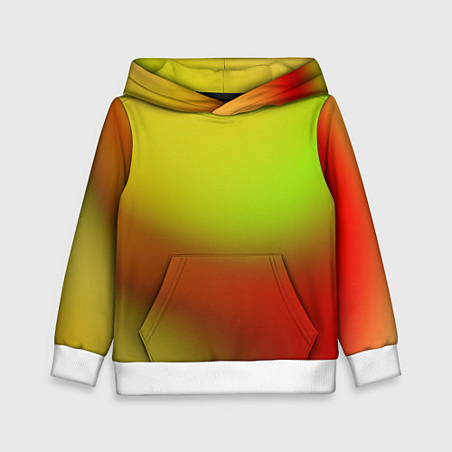 Детская толстовка Color multicolored gradient / 3D-Белый – фото 1