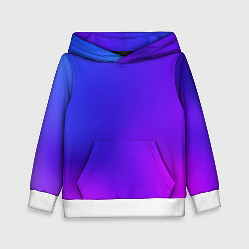 Детская толстовка Color multicolored gradient / 3D-Белый – фото 1