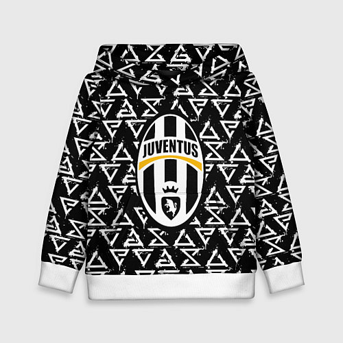Детская толстовка Juventus pattern Witcher / 3D-Белый – фото 1