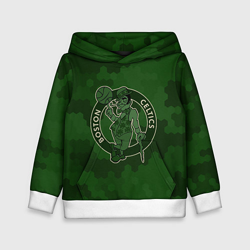 Детская толстовка NBA Celtics camo / 3D-Белый – фото 1